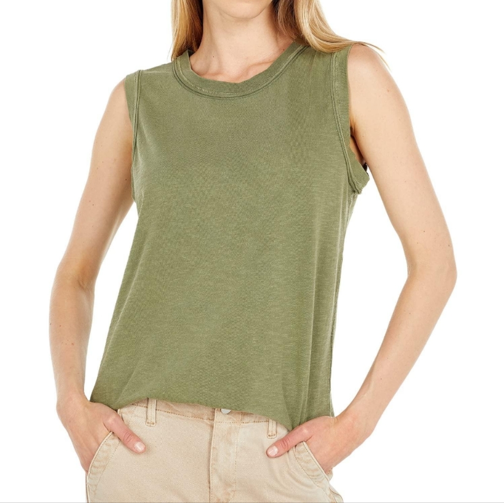 Madewell tank top emerald green 💚
